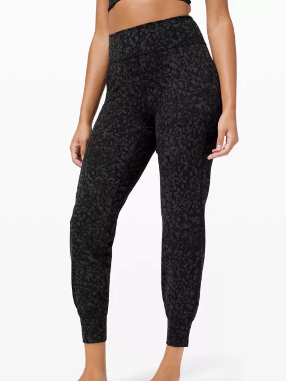 lululemon athletica Black-Print align Joggers size 2